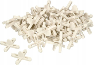 60x Krzyżyk 5mm Dystansowy Uchwyt Płytek Glazury