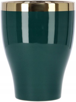 Doniczka Szkliwiona 123mm Donica Osłonka Ceramika