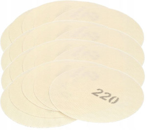 20x Krążek Ścierny Soft 220 Siatka Rzep Gipsu 225