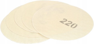 5x Krążek Ścierny Soft 220 Siatka Rzep Gipsu 225mm