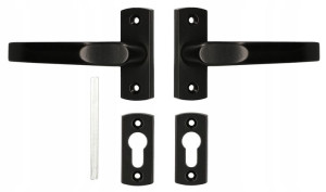 Klamko-klamka Drzwiowa Szyld 125mm Furtki Bramki