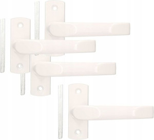 4x Klamka Krótki Szyld Do Drzwi Furtki Bramy 125mm