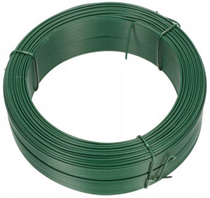 Drut Ogrodniczy Zielony 1,60 Mm Pcv 100m Do Roślin