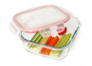 Pudełko Pojemnik Jedzenie Lunch Box Żywność Szkło
