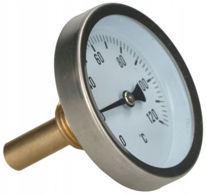 Termometr Bimetaliczny Tarczowy 1/2" Do Kotła