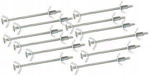 Złącze Meblowe Śrubowe 150mm Do Płyt Blatów 12 Szt