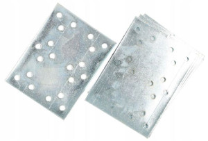 Płytka Perforowana Łącznik Płaski 100x76 - 50 Szt