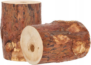 2x Woodson Świeca Ogrodowa Pochodnia Pieniek Pień
