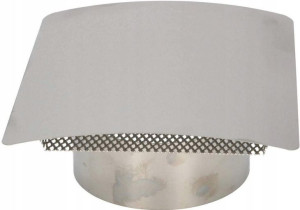 Kratka Wentylacyjna Wypukła Fi 100 Mm Inox Mat