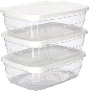 Pojemniki Na Żywność Śniadaniówka Lunch Box 3 Szt