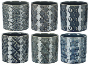Doniczka Donica 6 Szt Osłonka Ceramiczna Ozdobna