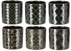 Doniczka Donica 6 Szt Osłonka Ceramiczna Ozdobna