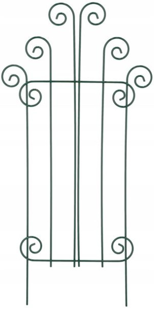 Płotek Palisada 48cm Przęsło Ogrodowe Obrzeże Stal