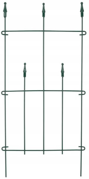 Płotek Palisada 48cm Przęsło Ogrodowe Obrzeże Stal