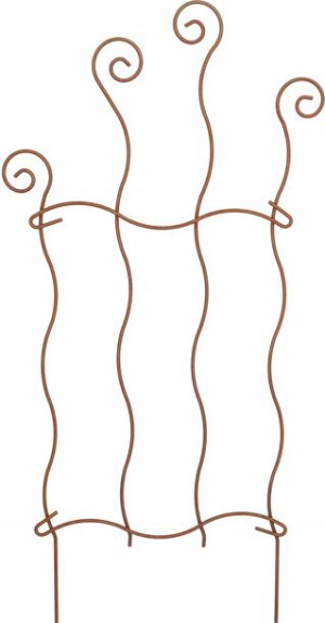 Płotek Palisada Przęsło Ogrodowe Wbijane Stal 48cm