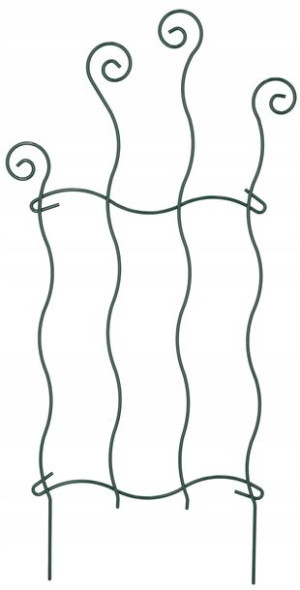 Płotek Palisada 48cm Przęsło Ogrodowe Obrzeże Stal