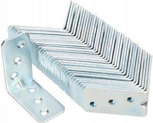 Kątownik Łącznik Ciesielski 50x50x25 Meblowy 25szt