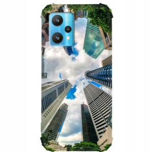 Etui Antishock Do REALME 9 PRO Podróże Świat Wzory
