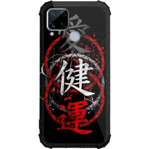 Etui Antishock do REALME C15 Mroczne Anime Wzory