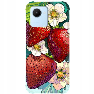 Etui Antishock do REALME C30 Summer Vibes Wzory