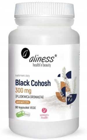 Aliness Black Cohosh 300mg (Pluskwica Groniasta)