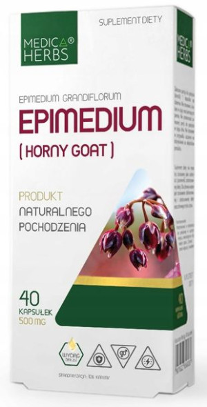 Medica Herbs Epimedium (Horny Goat) 40kapsułek