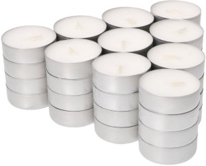 100x Podgrzewacz Tealight Świeczki Bezzapachowe 4h