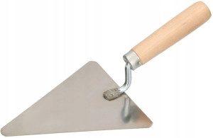 Kielnia Trójkątna Nierdzewna 180 Mm Murarska