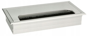 Przepust Kablowy Przelotka Meblowa Alum 160x80 Mm
