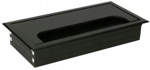 Przepust Kablowy Przelotka Meblowa Alum 160x80 Mm