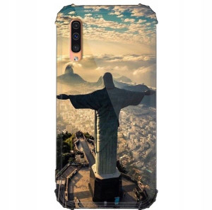 Etui Antishock Do SAMSUNG A30S Podróże Świat Wzory