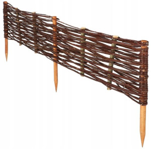 Palisada Obrzeże Płotek Wiklinowy Ogrodowa 100x20