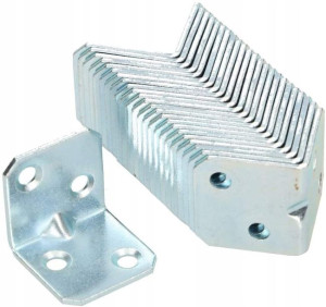 Kątownik Łącznik Ciesielski 25x25x25 Meblowy 50 Sz