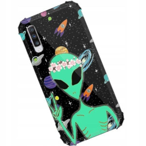 Etui Antishock do SAMSUNG A70S Case Kosmos Wzory
