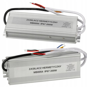 Zasilacz do taśm LED wodoodporny 16,6A 200W 12V