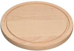 Deska Okrągła Drewniana Kuchenna Do Krojenia 20cm
