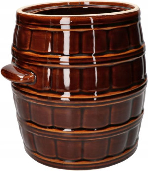 Beczka Ceramiczna Kamionkowa Garnek Do Kiszenia 8l