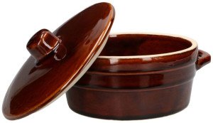 Kamionka Na Smalec Beczka Garnek Ceramiczny 1l