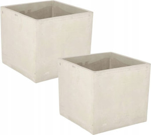 2x Doniczka Donica 20 Osłonka Betonowa Na Rośliny