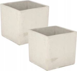 2x Doniczka Donica 17 Osłonka Betonowa Na Rośliny