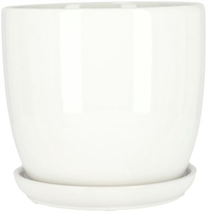 Doniczka 20cm Donica Osłonka Ceramiczna Podstawka