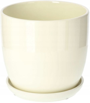 Doniczka Donica Osłonka Ceramiczna Z Podstawką ⌀20