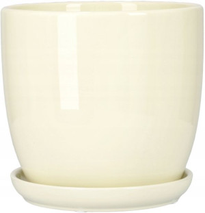 Doniczka 17cm Donica Osłonka Ceramiczna Podstawka