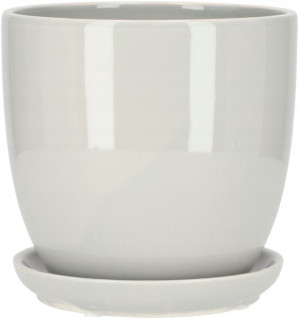 Doniczka 20cm Donica Osłonka Ceramiczna Podstawka
