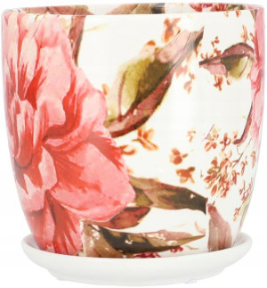 Doniczka 15cm Donica Osłonka Ceramiczna Podstawka
