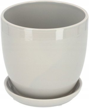Doniczka Donica Osłonka Ceramiczna Z Podstawką ⌀15
