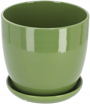 Doniczka Donica Osłonka Ceramiczna Z Podstawką ⌀13