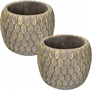 2x Doniczka Fi11 Donica Osłonka Ceramiczna Kwiaty