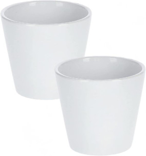 2x Doniczka Donica 9 Osłonka Ceramiczna Na Kwiaty
