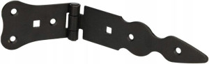 Zawias Okiennic Altany Wąski Drzwiowy 150mm Czarny